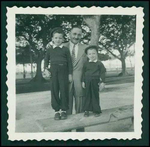 5x Foto Deutsche Familie Auswanderung Brasilien Rio De Janeiro Ausflug Bus 1953