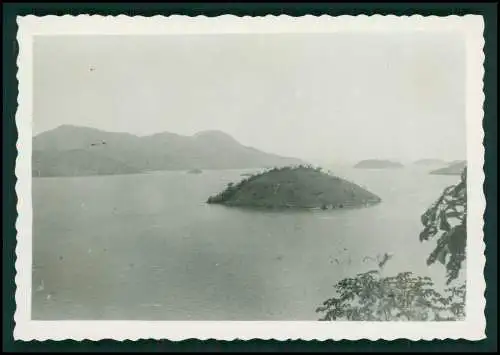 7x Foto Deutsch Familie Auswanderung Brasilien Rio De Janeiro Baden Strand 1953