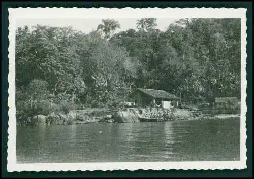 7x Foto Deutsch Familie Auswanderung Brasilien Rio De Janeiro Baden Strand 1953