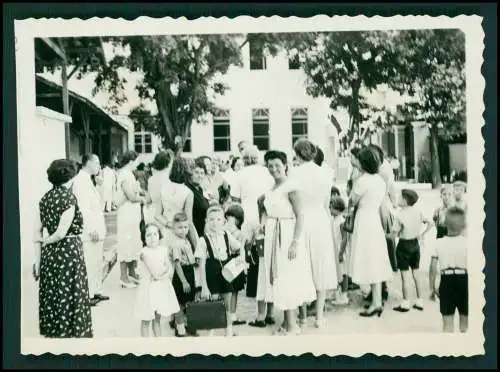 7x Foto Deutsche Familie Auswanderung Brasilien Rio De Janeiro Einschulung 1952