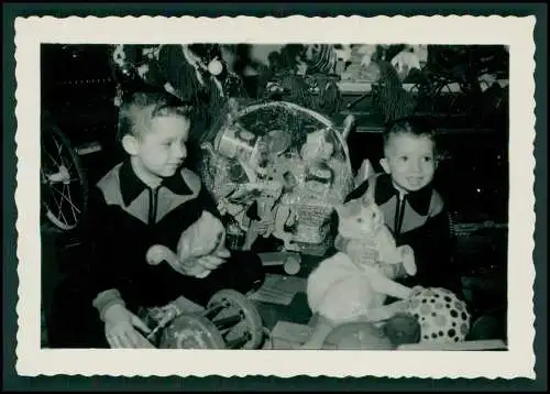 5x Foto Deutsche Familie Auswanderung Brasilien Rio De Janeiro Weihnachten 1952.