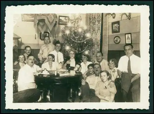 4x Foto Deut. Fam. Auswanderung in Brasilien Rio de Janeiro Weihnachten 1937