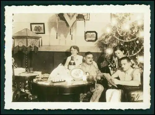 4x Foto Deut. Fam. Auswanderung in Brasilien Rio de Janeiro Weihnachten 1935-41