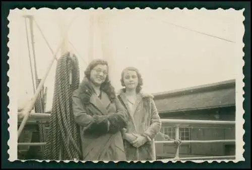 4x Foto Deutsche Fam. Auswanderung Brasilien Ausflug Porto Alegre Hafen 1931-33