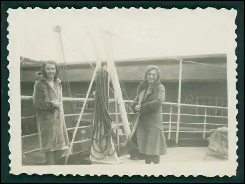 4x Foto Deutsche Fam. Auswanderung Brasilien Ausflug Porto Alegre Hafen 1931-33