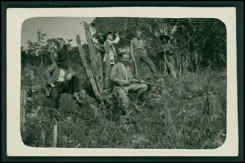 10x Foto Deutsche Familie Auswanderung Brasilien Jagdausflug Santa Maria 1931-33