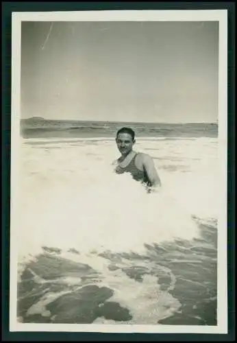 4x Foto Deutsche Familie Auswanderung Brasilien Strand Rio de Janeiro -1931-33