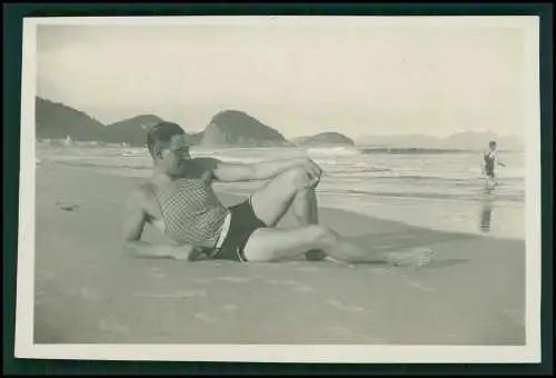 4x Foto Deutsche Familie Auswanderung Brasilien Ausflug Rio de Janeiro -1931-33-