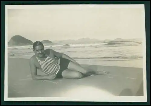 4x Foto Deutsche Familie Auswanderung Brasilien Ausflug Rio de Janeiro -1931-33-