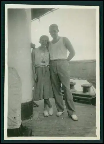 12x Foto Deutsche Auswanderer mit Schiff Astrida von Antwerpen n. Brasilien 1932