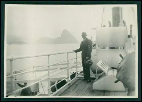 13x Foto Deutsche Auswanderer mit Schiff Astrida von Antwerpen n. Brasilien 1932