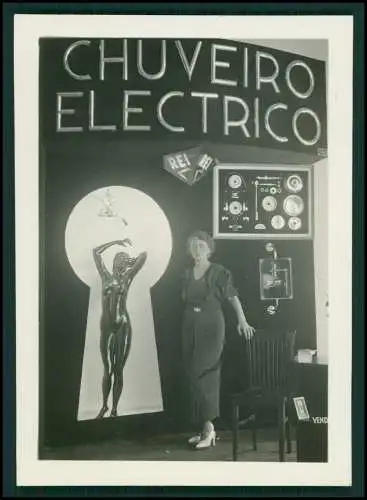 Foto Deutsche in Rio de Janeiro Brasilien 1935 ihr Geschäft Elektronische Geräte