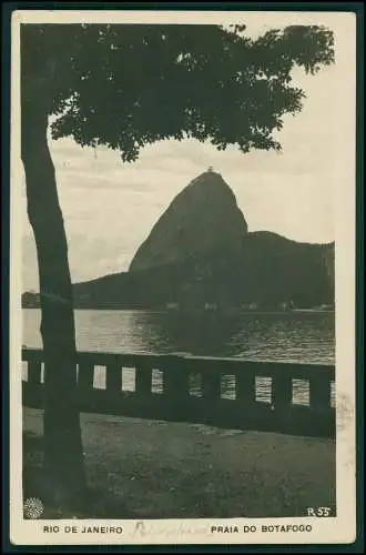 Foto AK Rio de Janeiro Brasilien - Praia de Botafogo - 1930 gelaufen nach Essen