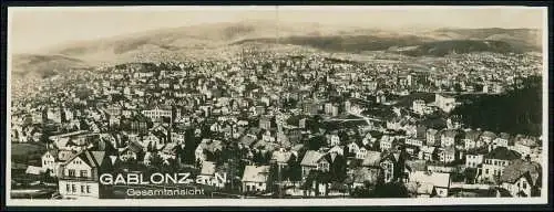 Riesen Foto AK 24x9cm - Jablonec nad Nisou Gablonz Neiße Böhmen Tschechien 1936