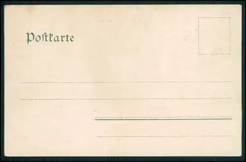 AK Litho Ansbach in Mittelfranken Bayern - Steinerne Promenade 1898