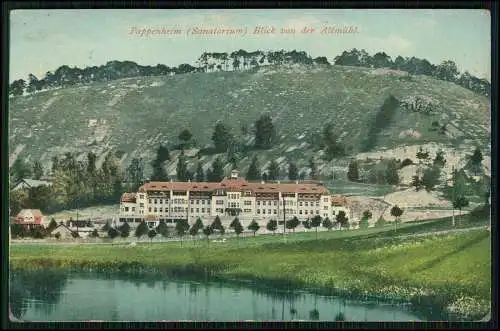 AK Pappenheim Mittelfranken - Lr. Weißenburg-Gunzenhausen Sanatorium 1902 gel.