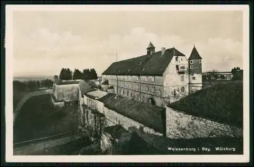 Foto AK Weißenburg Mittelfranken Bayern Wülzburg 1937 gelaufen Lr. Gunzenhausen