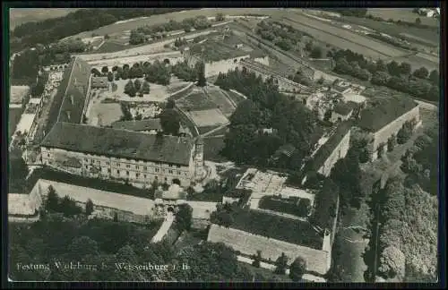 Foto AK Weißenburg Mittelfranken -Lr. Gunzenhausen Wülzburg Fliegeraufnahme 1937