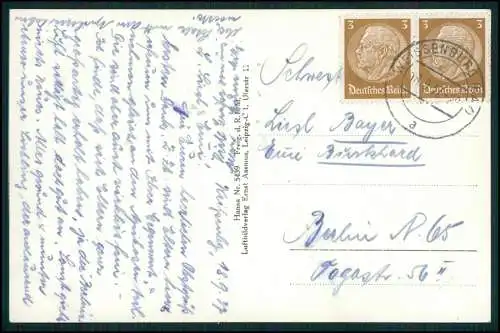 Foto AK Weißenburg Mittelfranken - Lr. Gunzenhausen Wülzburg Luftbild 1937 gel.