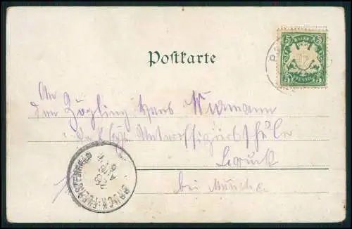 AK Pappenheim Mittelfranken Bayern - Lr. Weißenburg-Gunzenhausen 1898 gelaufen