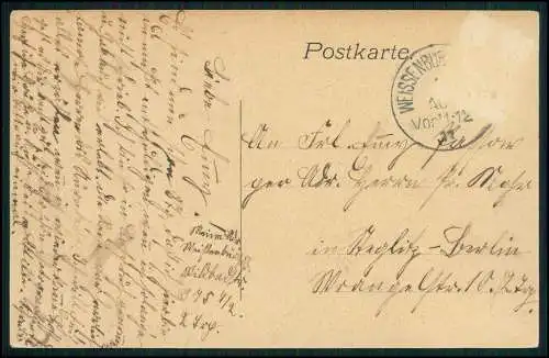 AK Weißenburg am Sand Mittelfranken Bayern Römerbrunnen 1906 gelaufen