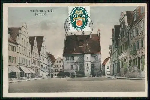 AK Ansichtskarte Weißenburg am Sand Mittelfranken Bayern - Marktplatz uvm. 1902
