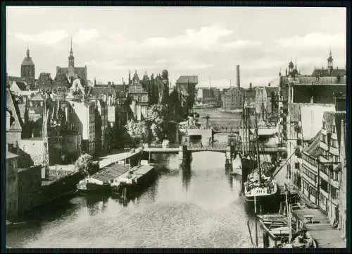 5x Echt Foto AK Danzig Gdańsk Pommern in Polen Hansestadt mit Seehafen  -  Nr.11