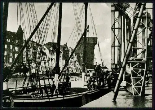 5x Echt Foto AK Danzig Gdańsk Pommern in Polen Hansestadt mit Seehafen  -  Nr.11