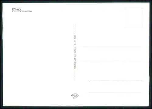 5x Echt Foto AK Danzig Gdańsk Pommern in Polen Hansestadt mit Seehafen  -  Nr. 9