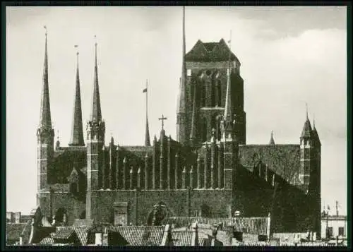 5x Echt Foto AK Danzig Gdańsk Pommern in Polen Hansestadt mit Seehafen  -  Nr. 8