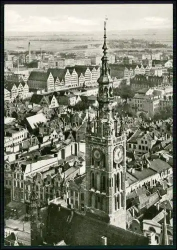 5x Echt Foto AK Danzig Gdańsk Pommern in Polen Hansestadt mit Seehafen  -  Nr. 7