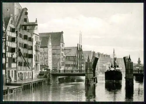 5x Echt Foto AK Danzig Gdańsk Pommern in Polen Hansestadt mit Seehafen  -  Nr. 7