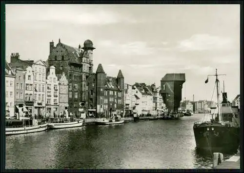 5x Echt Foto AK Danzig Gdańsk Pommern in Polen Hansestadt mit Seehafen  -  Nr. 5