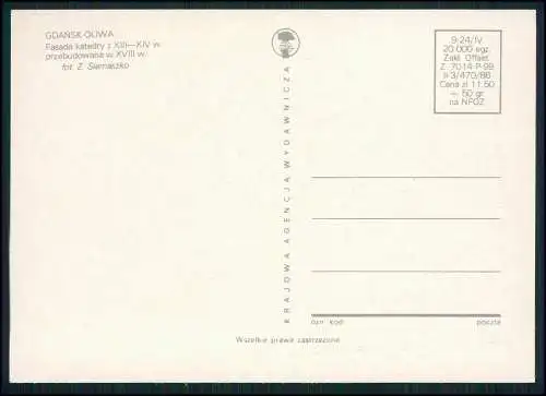 7x AK Danzig Gdańsk Pommern in Polen Hansestadt mit Seehafen  -  Nr. 2