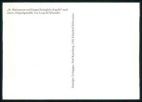 9x AK Gdańsk Danzig Pommern Polen diverse Ansichten keine Originale vor 1945