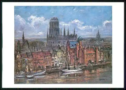 9x AK Gdańsk Danzig Pommern Polen diverse Ansichten keine Originale vor 1945