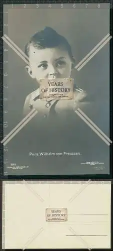 Orig. AK Prinz Wilhelm von Preußen