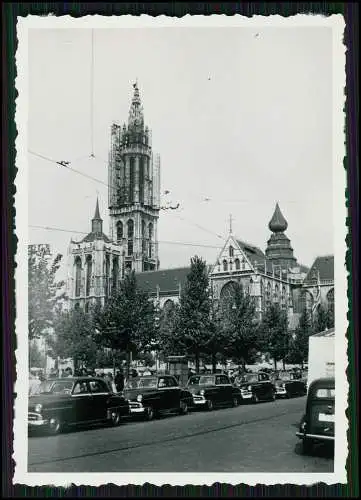 8x Foto Reise nach Antwerpen Belgien von 1940 Feldpost AK bis 1953