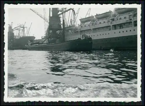 12x Foto Reise nach Amsterdam Hafen Schiffe uvm. Holland Niederlande 1950-55