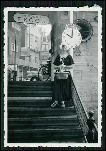 12x Foto Reise nach Amsterdam Hafen Schiffe uvm. Holland Niederlande 1950-55