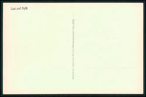 Foto AK Ansichtskarte List auf Sylt Teilansicht d. Ortschaft Reetdachhäuser 1940