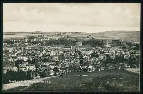 Foto AK Ansichtskarte Postkarte Markneukirchen im Vogtland Sachsen Gesamtansicht