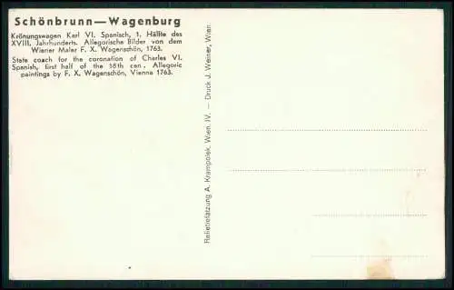 6x AK Wien Österreich Schloss Schönbrunn innen Ansichten um 1930