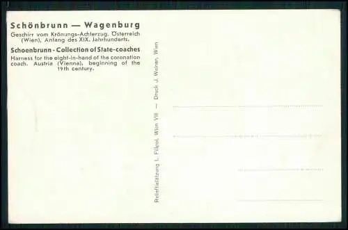 6x AK Wien Österreich Schloss Schönbrunn innen Ansichten um 1930