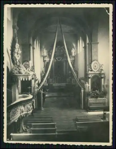 Foto unbekannte Kirche in Deutschland Innen-Ansicht 1930