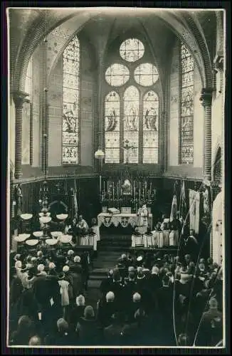 Foto Katholische Kirche in Oschersleben Sachsen-Anhalt Innenansicht 1943