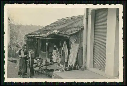 3x Foto Bauern Händler Dorf Balkan Bulgarien Griechenland 1941