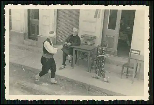 3x Foto Bauern Händler Dorf Balkan Bulgarien Griechenland 1941