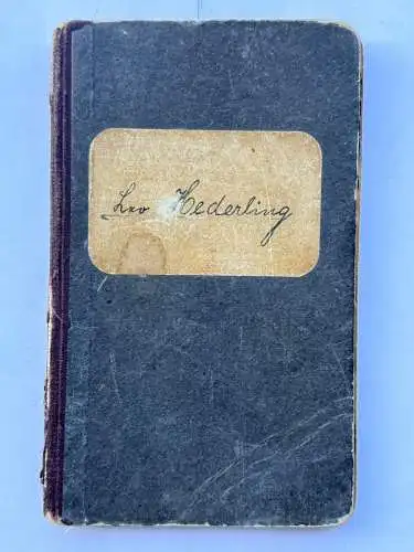 Seefahrtsbuch Hamburg ab 1932 Leo Hederling geb. Stallhofen Steiermark v. Eintr.