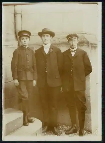 Foto 18x13 cm Meine Brüder Heidenheim an der Brenz Realschule 1910